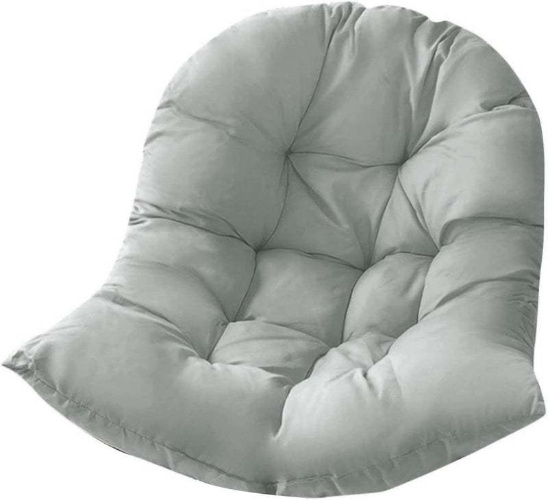 SANTINY Hammock Swing Chair Cushion, Hanging Basket Seat Cushion Pillow, Soft Hanging Egg Chair Back Cushions Pads, for Indoor and Outdoor Garden Offices - Image 1